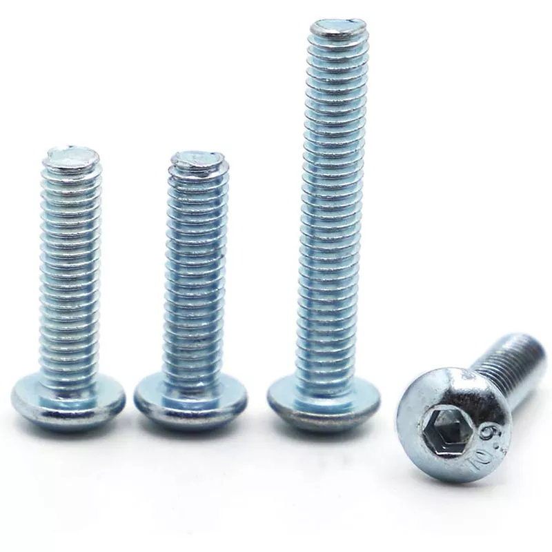 ISO 7380 Socket Button Screw Grade 10.9 Zink